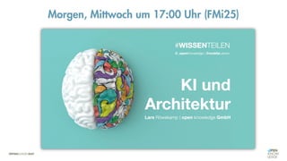 Morgen, Mittwoch um 17:00 Uhr (FMi25)
 