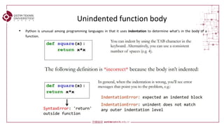 SENG 208 Week -5 Python Functions Presentation | PPT