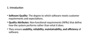 Software Quality Engineering in 2025 Software | PPTX