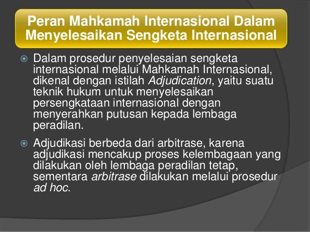 Sengketa internasional power point