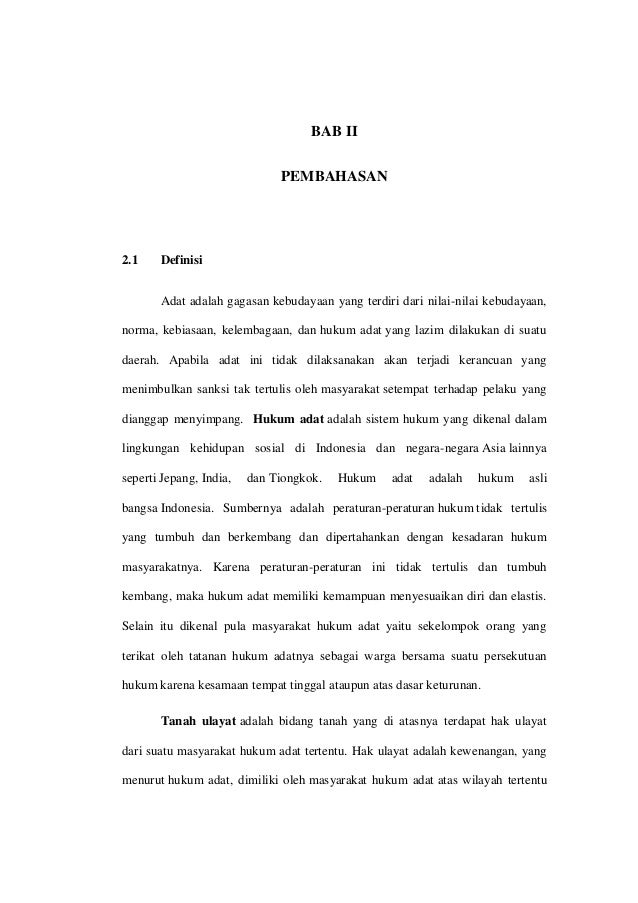 Sengketa Jual Beli Tanah Adat