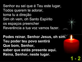 Podes Reinar Senhor Jesus - Violão 