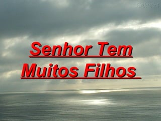 Senhor Tem Muitos Filhos