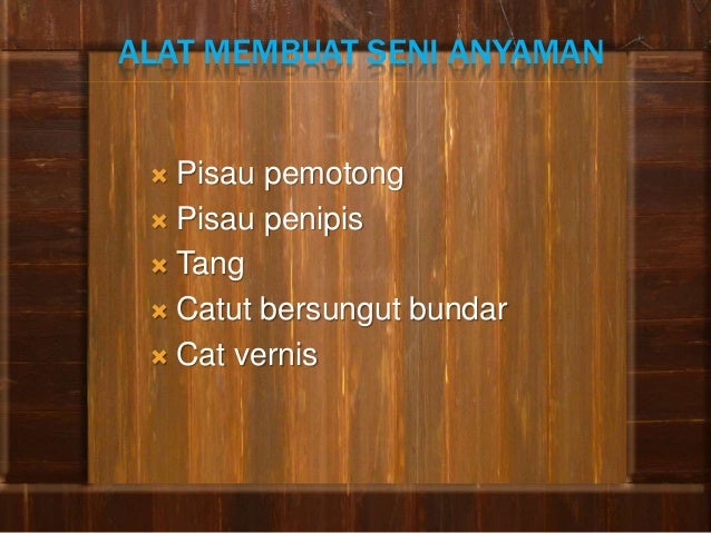 Seni anyaman 