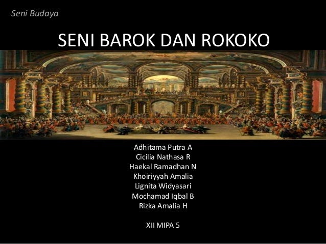 Seni Barok  dan Rokoko