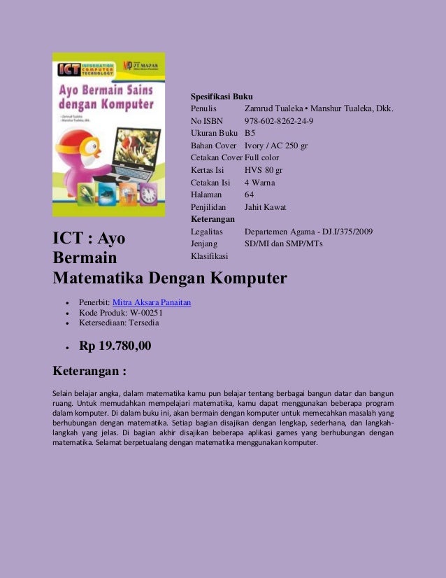 Buku Pengayaan Seni, Budaya dan Ketrampilan, dipasarkan 