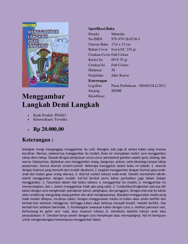 Buku Pengayaan Seni, Budaya dan Ketrampilan, dipasarkan 