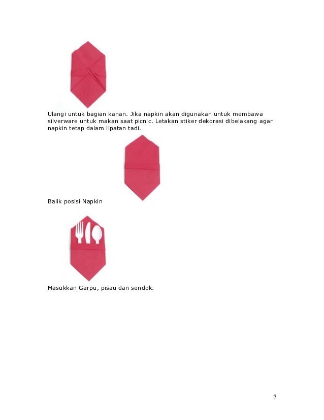 Seni Lipatan Napkin
