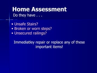 Senior Fall Prevention | PPT