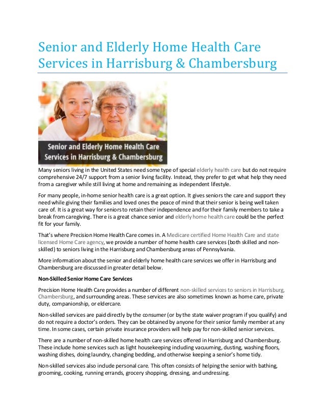Home Care Agencies In Chambersburg Pa