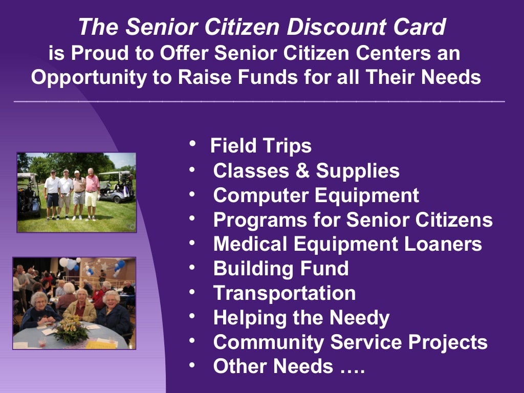 Fundraising Programs for Senior Citizen Centers