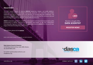 Senior Data Scientist Certification | PDF