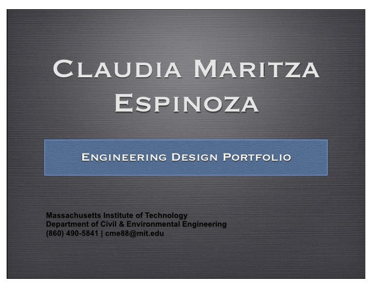 mit engineering design portfolio