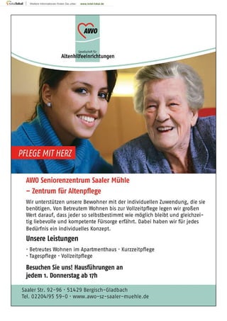 Seniorenwegweiser Bergisch Gladbach 2014