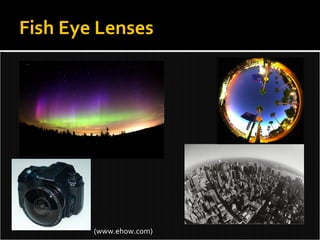 Fish Eye Lenses (www.ehow.com) 