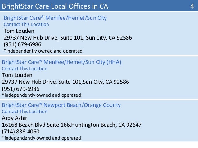 Brightstar Care Huntington Beach Ca Brightstar Care Huntington Beach Ca