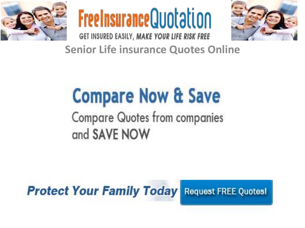 Senior Life Insurance Quotes Online