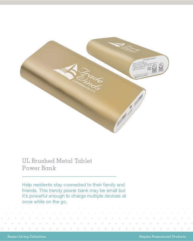 Staples Promotional Products Senior Living Collection