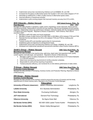 Senior Ops Manager