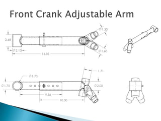 Front Crank Adjustable Arm