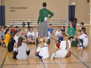 Intro to basketball
camp
 