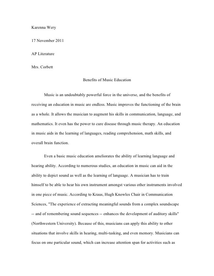 Introductory narrative essay