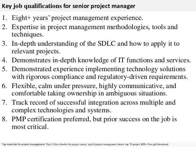 Senior Project Manager Senior Project Manager