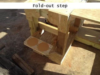Fold-out step
 