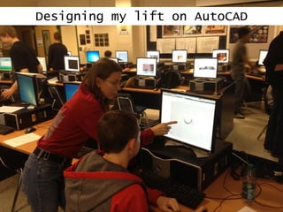 Designing my lift on AutoCAD
 