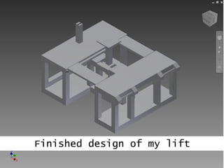 Finished design of my lift
 
