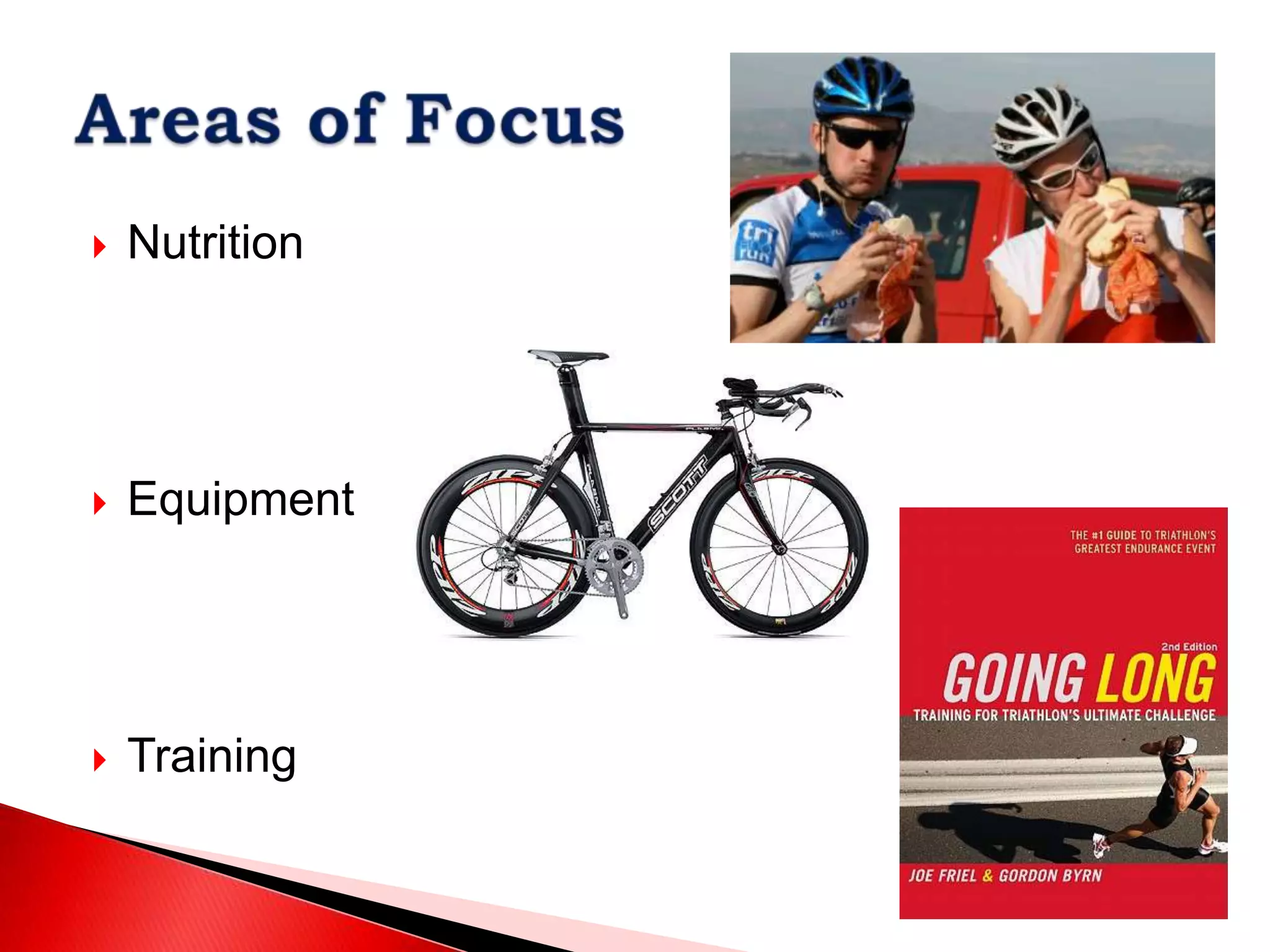 NutritionEquipmentTrainingAreas of Focus