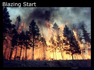 Blazing Start




                CC License from http://www.fotopedia.com/items/flickr-
                2311156176
 