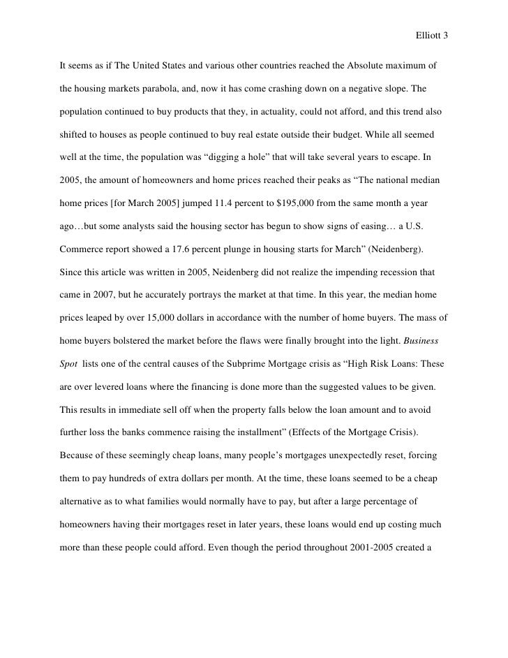 senior project research paper examples