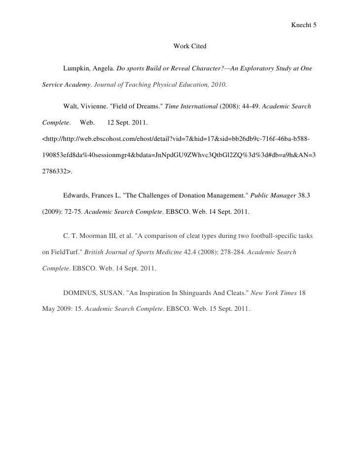 Senior project paper examples picture