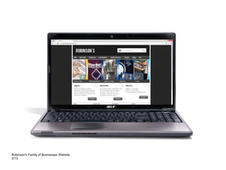 Robinson's Family of Businesses Website
2/13
 
