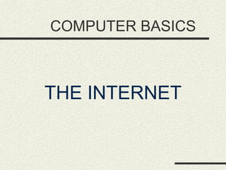COMPUTER BASICS ,[object Object]