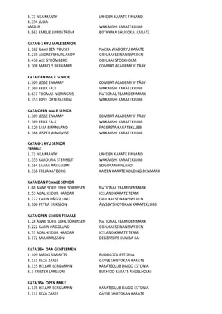 Senior stockholm open