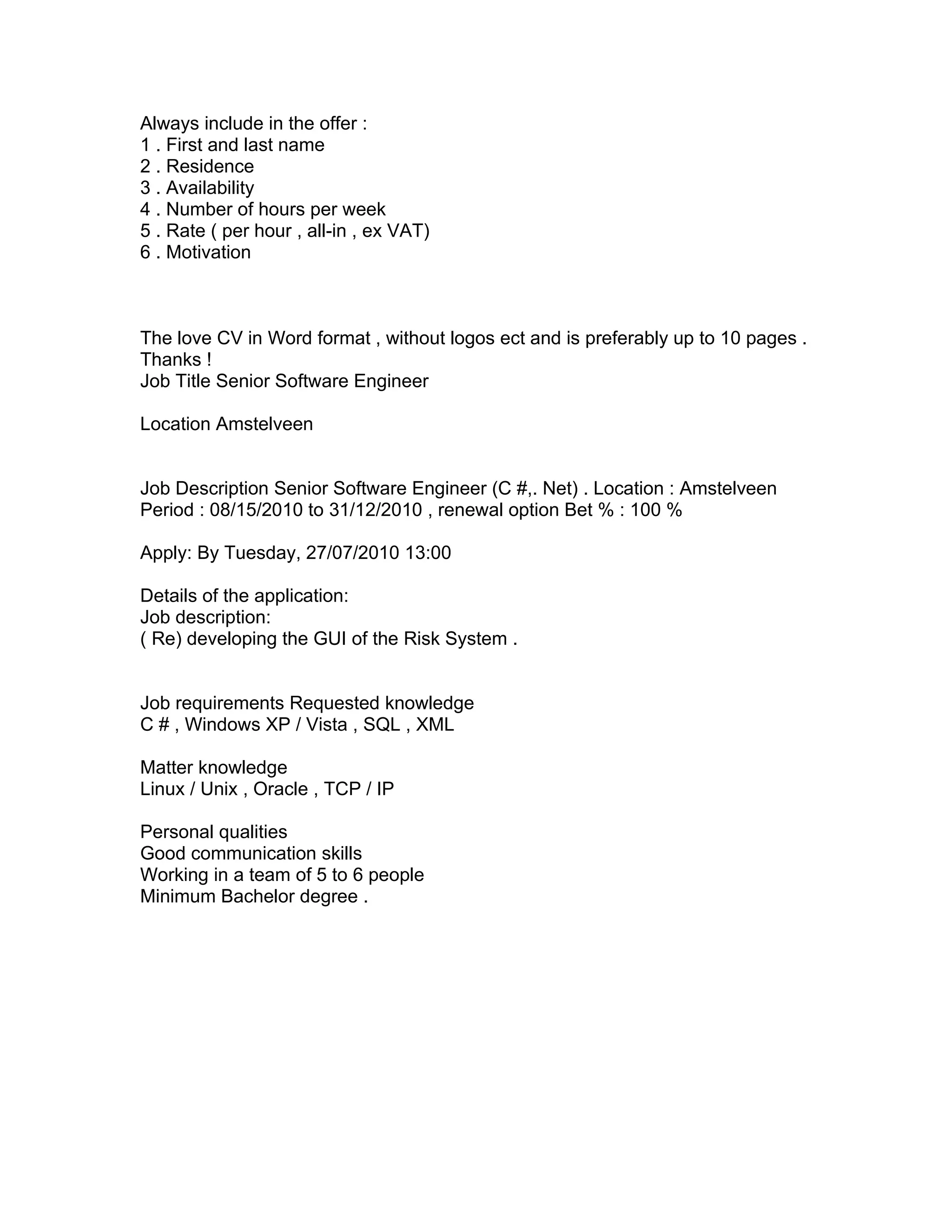 Senior Software Engineer | PDF