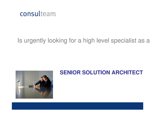 Senior Solution Architect | PPT