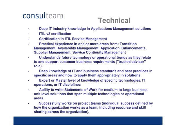 Senior Solution Architect | PPT