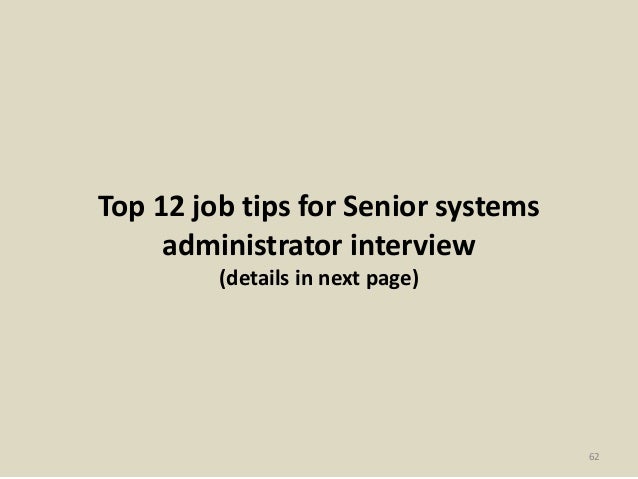 systems administrator interview questions