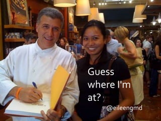 Guess where I'm at?               @eileengmd