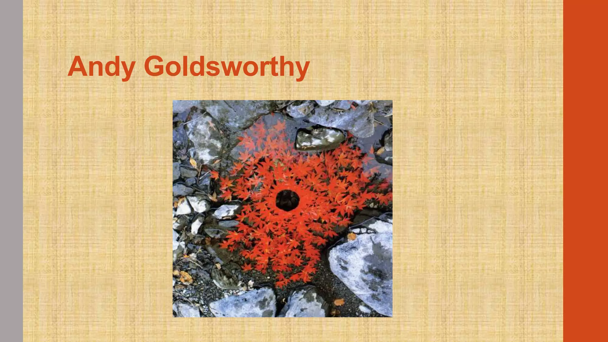 Andy Goldsworthy

 