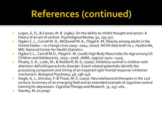 Krompinger, J. (in prep) Towards a Comprehensive Electrophysiological Investigation of Cognitive Control In Depression