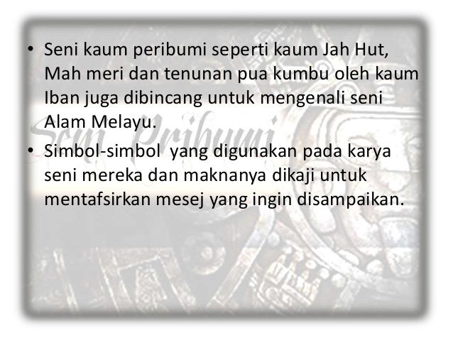 Seni pribumi