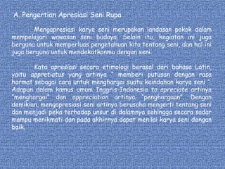 Seni Rupa