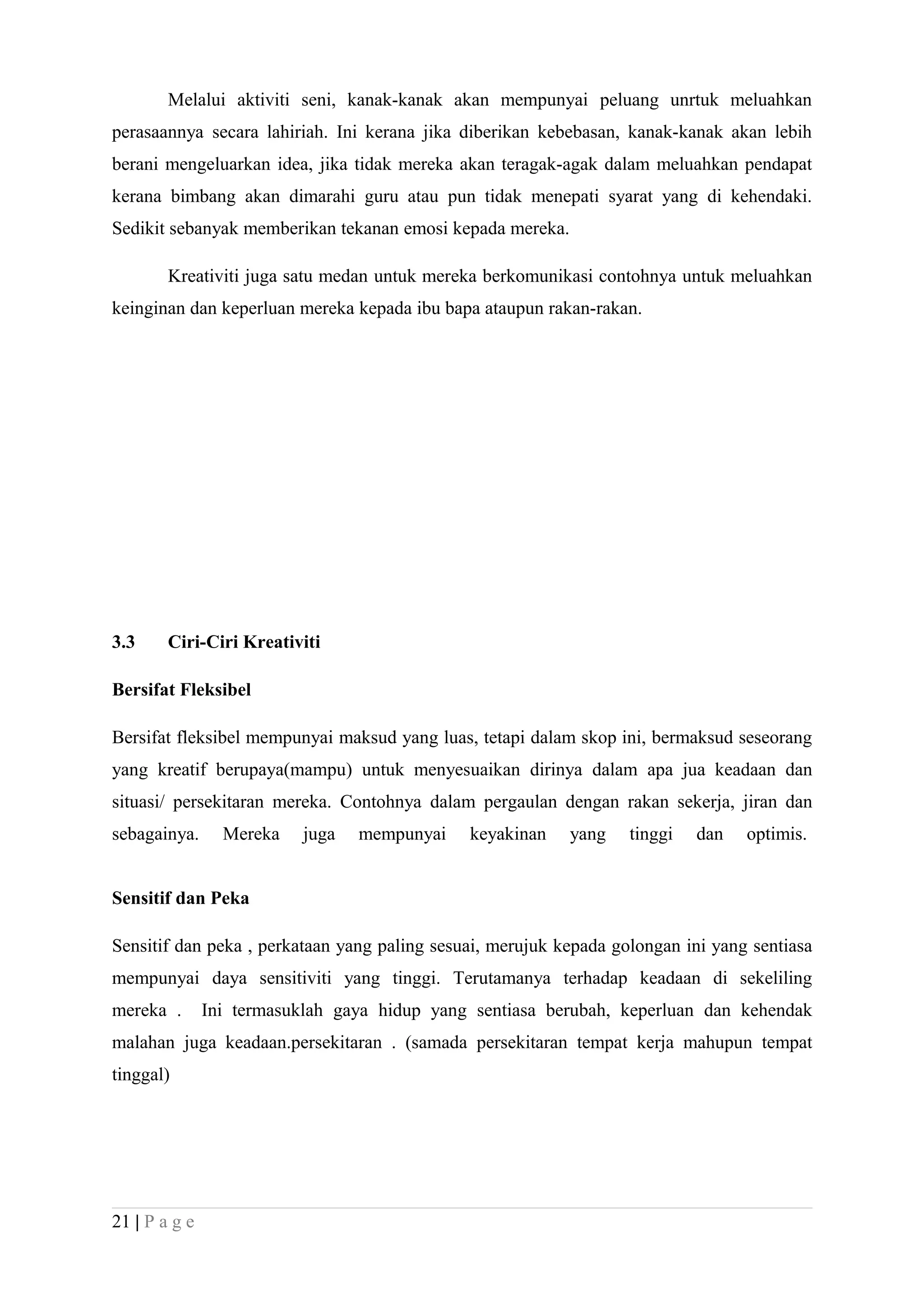 HBAE2203 MEMBENTUK DAN MEMBUAT BINAANSeni sept dalam | DOC