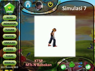 Sri Kuncoro SP
INDIKATOR
TUJUAN
MATERI
SK/KD
SIMULASI
VIDEO
TUGAS
MANUAL
Sri Kuncoro SP
Simulasi 7
 