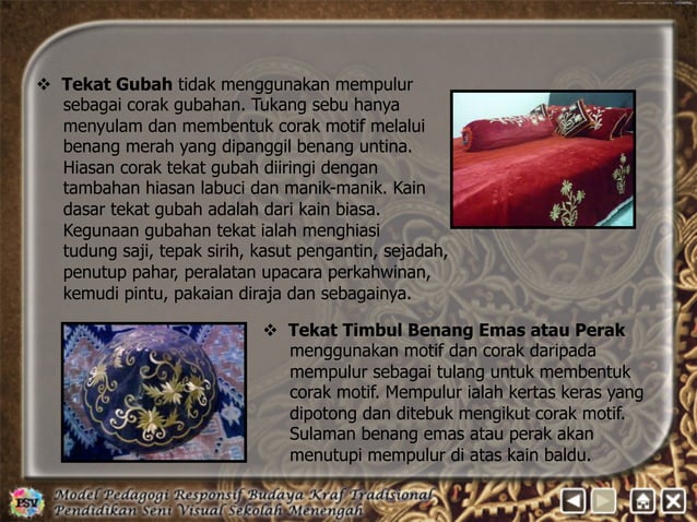 Seni Tekat Slide PPT | PDF