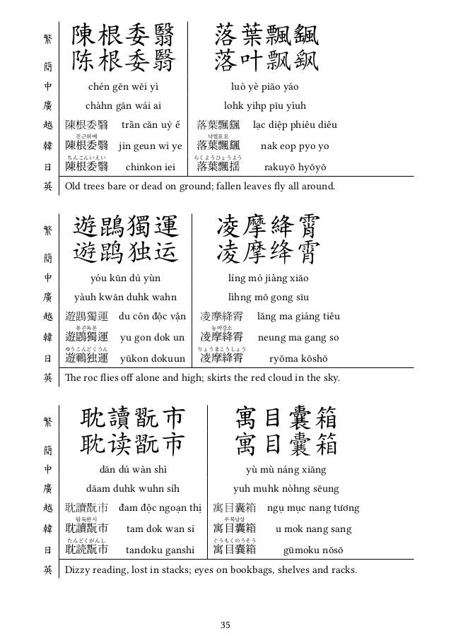 千字文 Thousand Character Classic